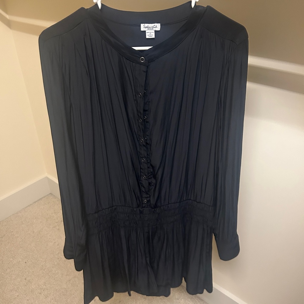 Splendid Black Women's Romper